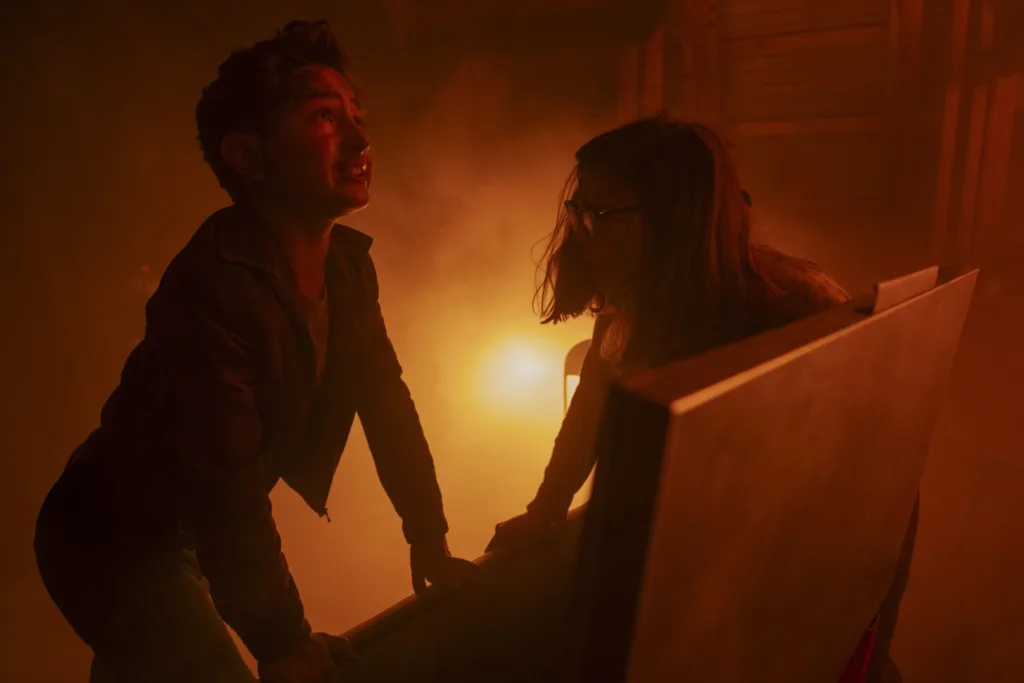 Arian S. Cartaya, Matilda Lawler on IT Welcome to Derry Episode 7