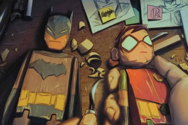 Batman and Robin #28 crop