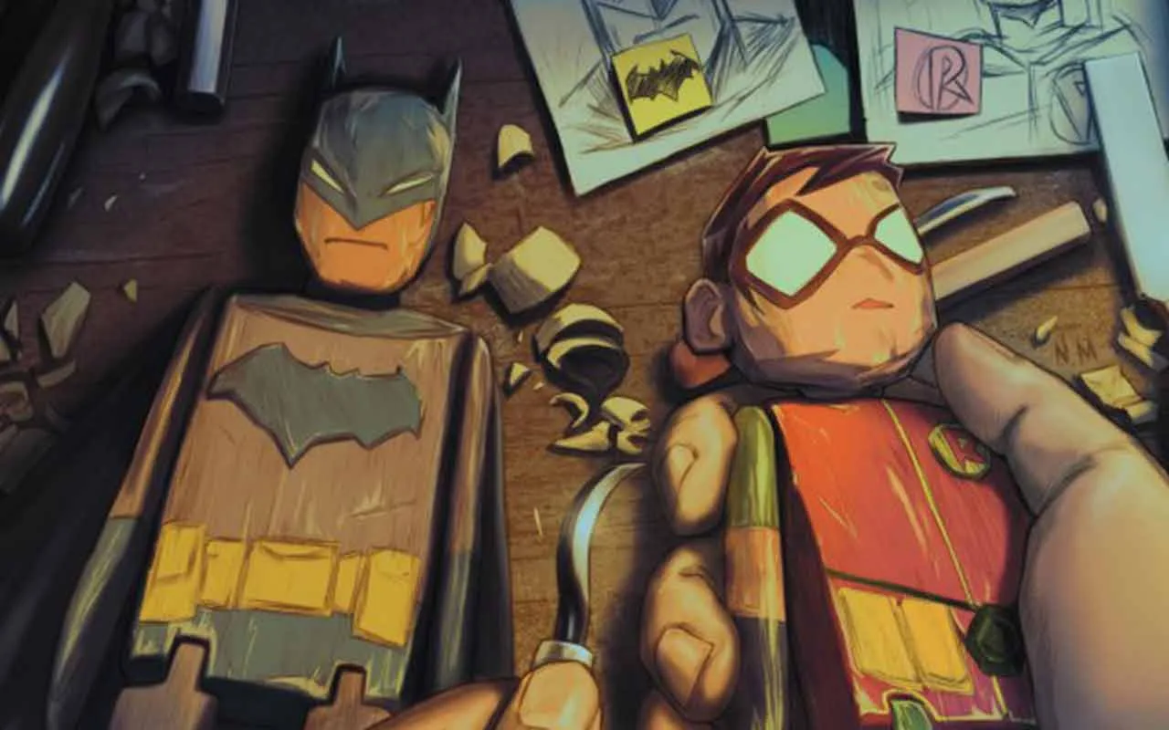 Batman and Robin #28 crop