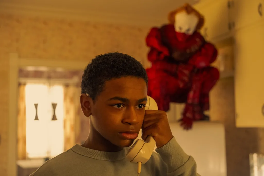 Blake Cameron James and Bill Skarsgard on IT Welcome to Derry