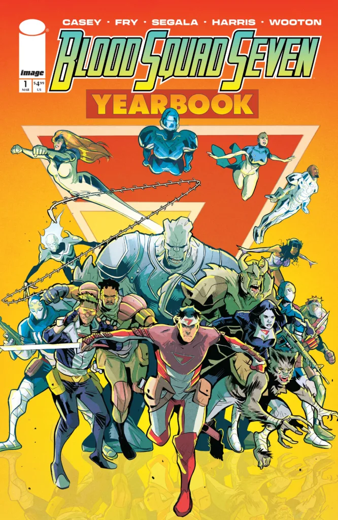 Blood Squad Seven Yearbook cover