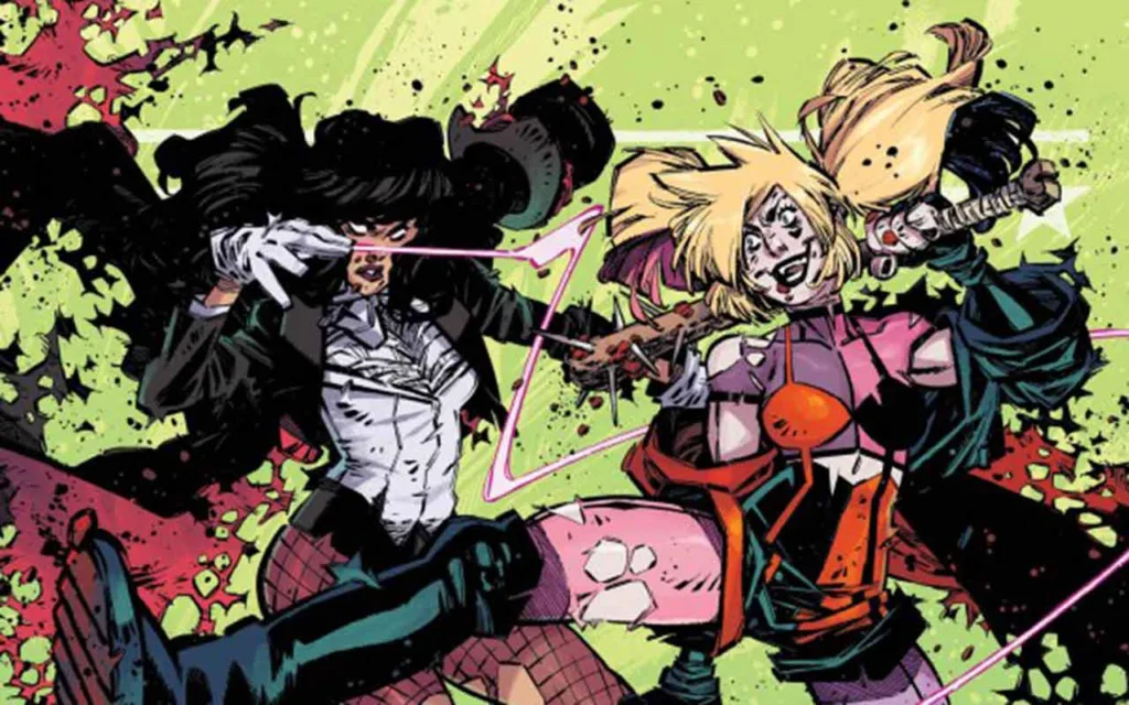 DC K.O.: Zatanna vs. Harley Quinn #1 crop