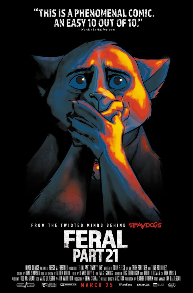 Feral #21 cover