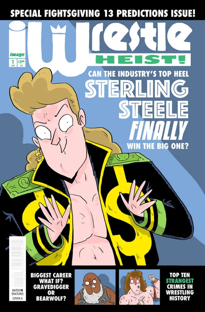 Wrestle Heist #1 cover