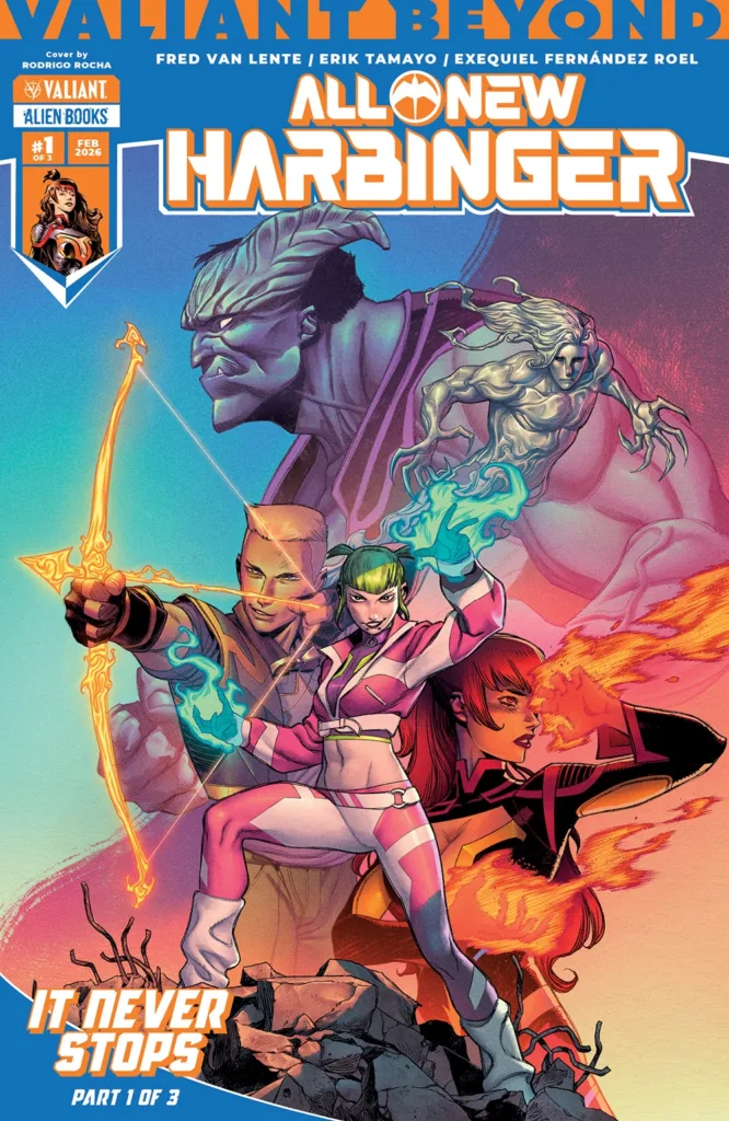 VALIANT BEYOND: ALL-NEW HARBINGER #4 - IT NEVER STOPS #1 cover
