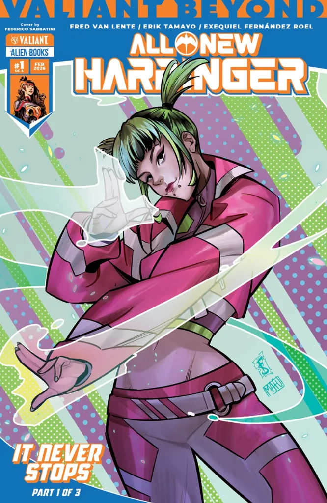 VALIANT BEYOND: ALL-NEW HARBINGER #4 - IT NEVER STOPS #1 cover