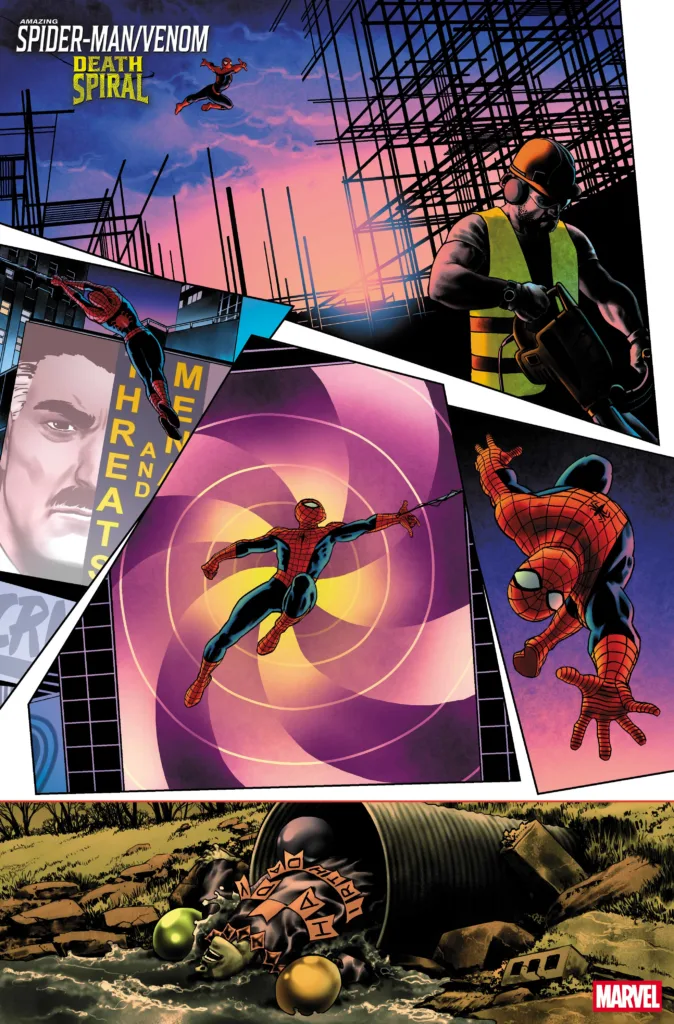 Amazing Spider-Man Venom Death Spiral #1 page A