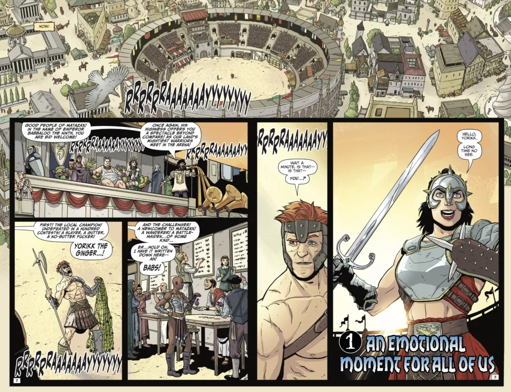 Babs: The Black Road South #1 page 2-3