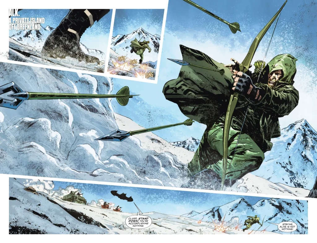 Batman Green Arrow The Question Arcadia #2 page 3