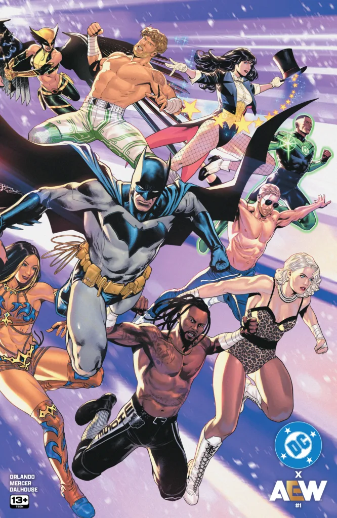 DC x AEW #1 cover