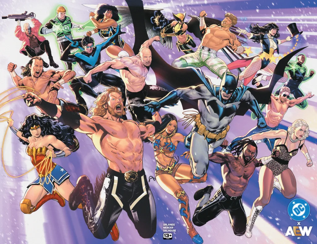 DC x AEW #1 cover
