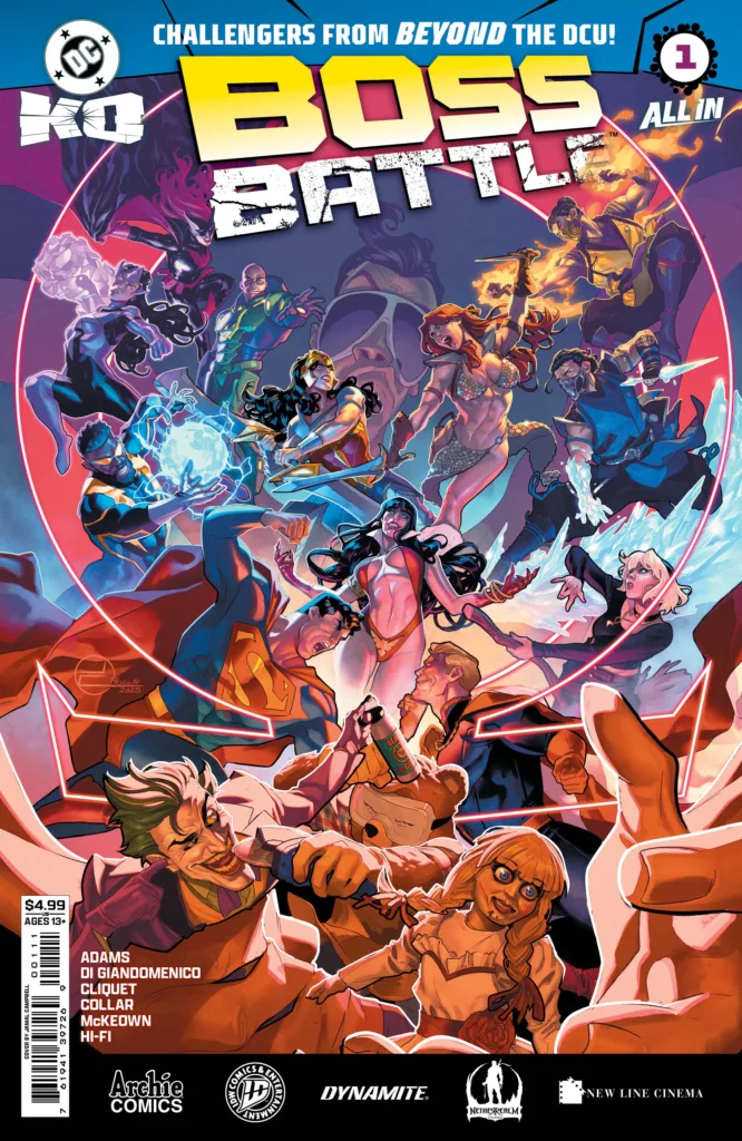 DC K.O.: Boss Battle #1 main cover by Jamal Campbell