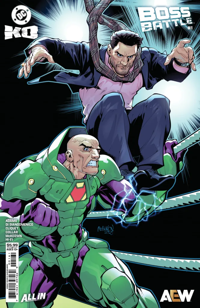 DC K.O.: Boss Battle #1 variant cover by Gleb Melnikov