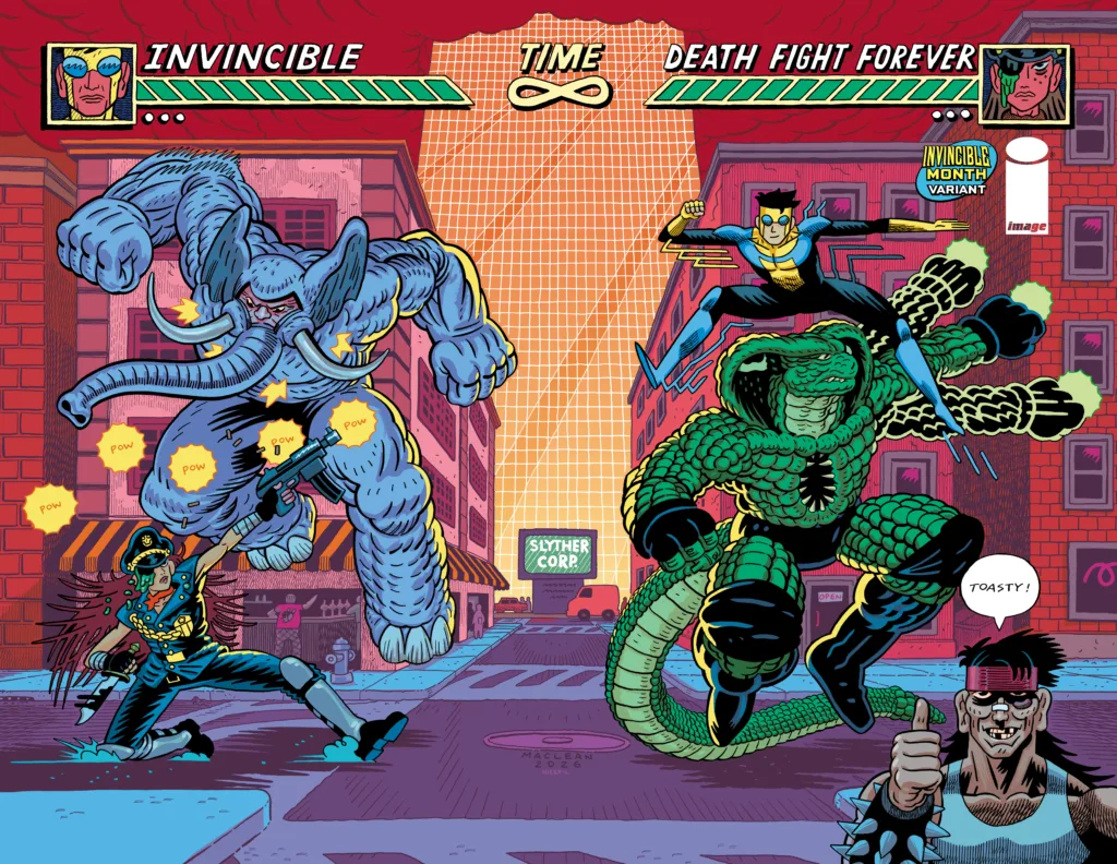 Invincible Team Up Covers