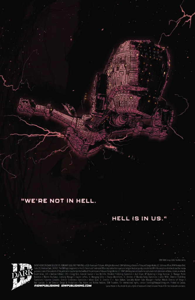 Event Horizon: Dark Descent #5 page 2