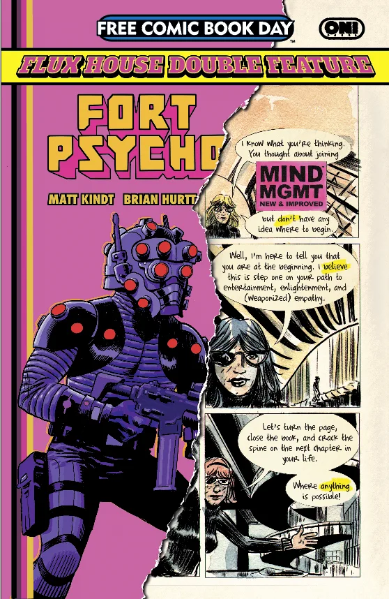 Mind MGMT / Fort Psycho FCBD 2026 Special cover
