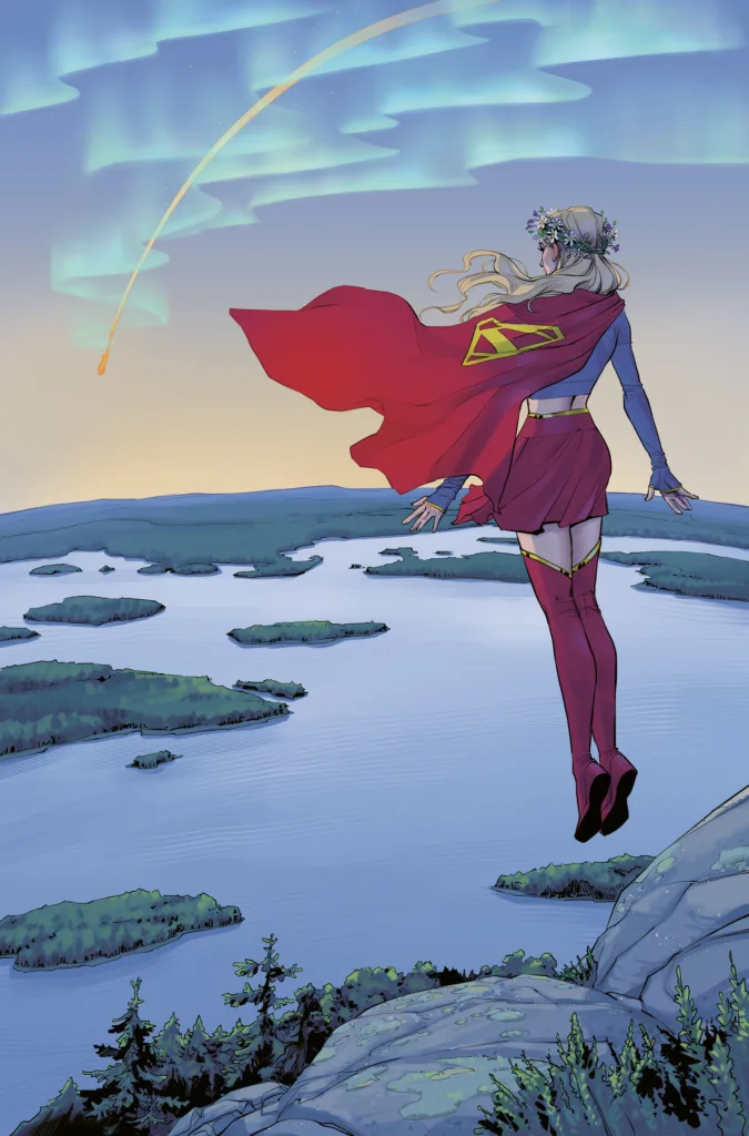 Supergirl: The World cover by Rosi Kämpe (Finland)