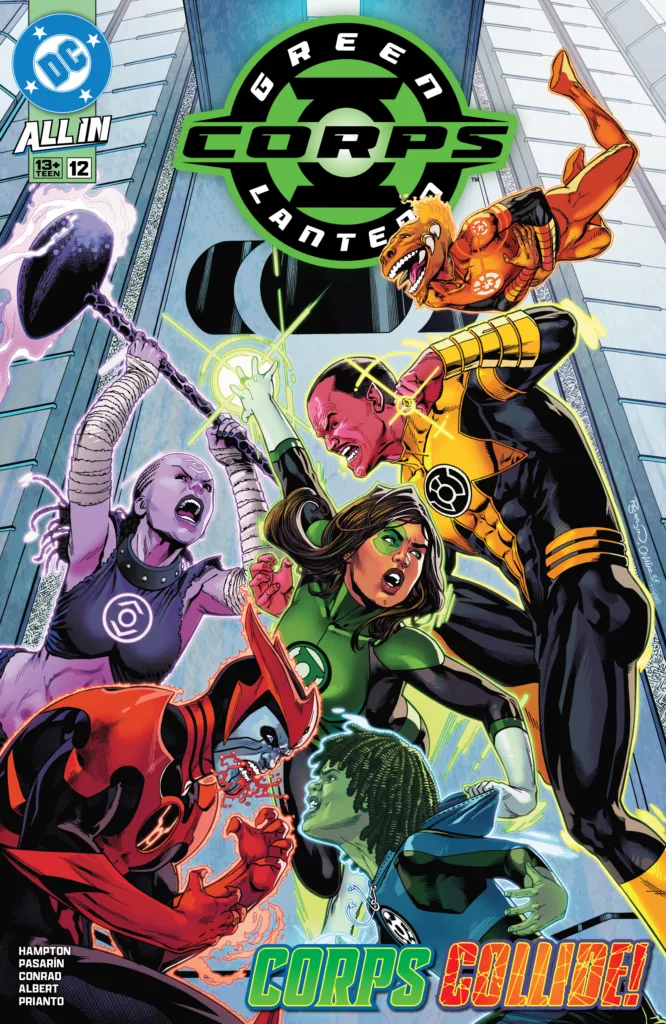 Green Lantern Corps #12 cover