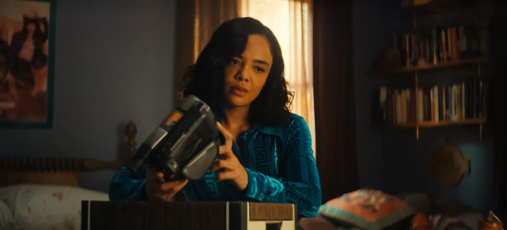 His & Hers. Tessa Thompson as Anna in Episode #101 of His & Hers. Cr. Courtesy of Netflix © 2025