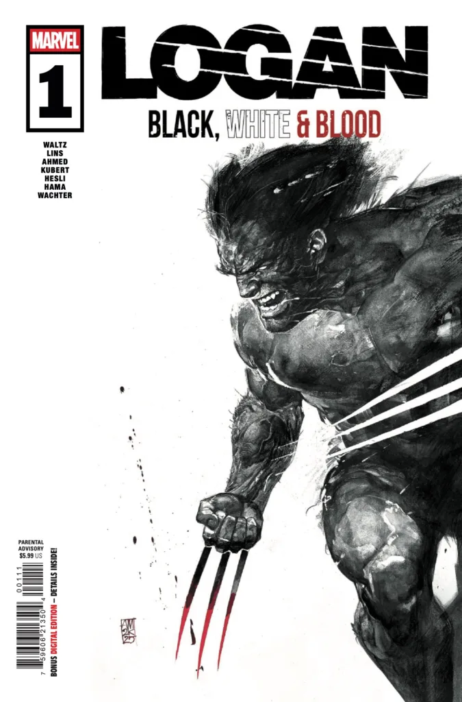 Logan: Black, White & Blood #1 cover