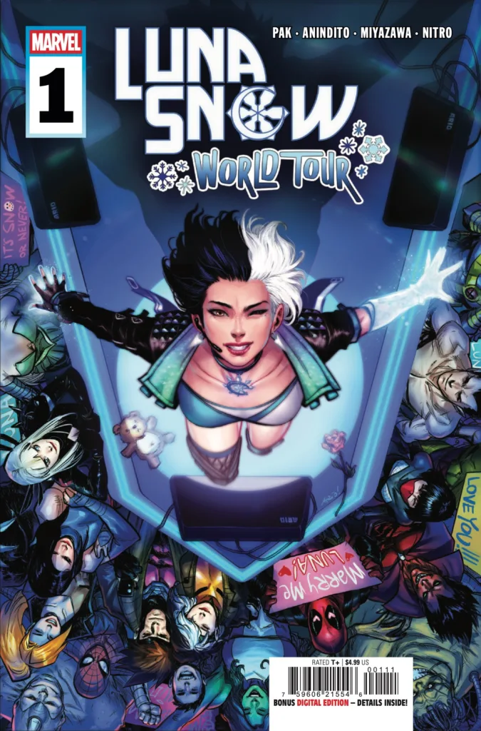 Luna Snow: World Tour #1 cover