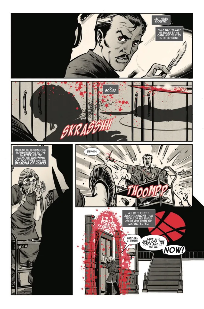 Marvel Black white blood and guts #4 page 4