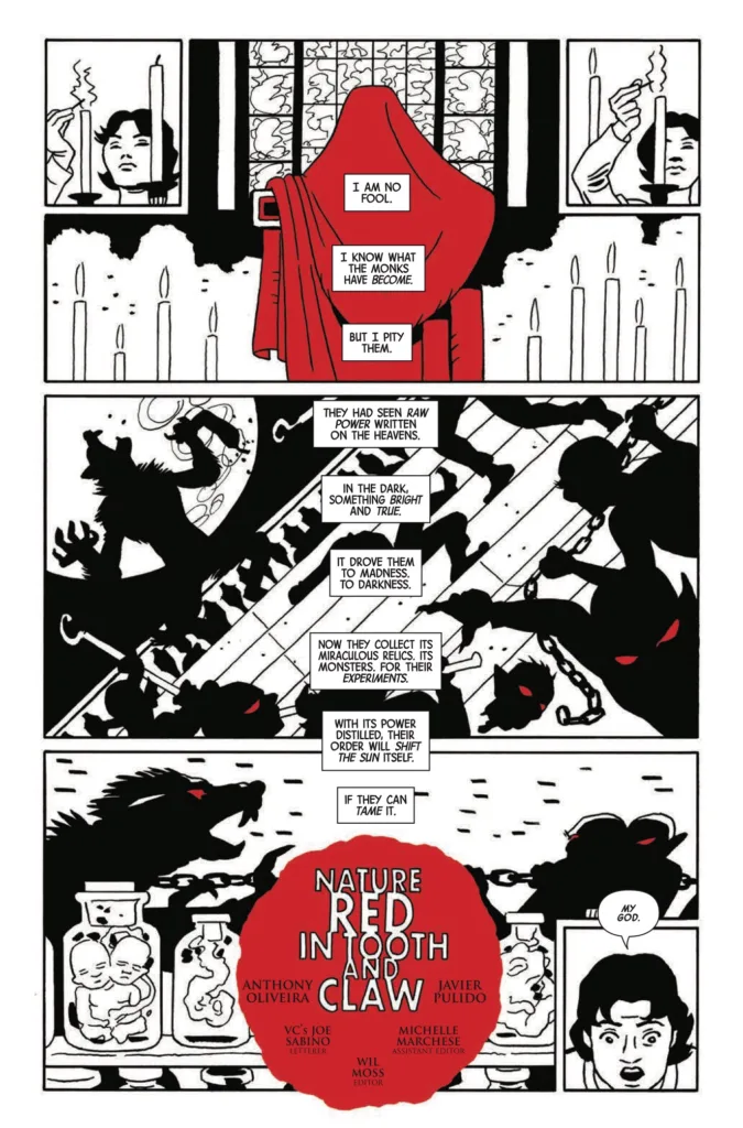 Marvel Black white blood and guts #4 page 6