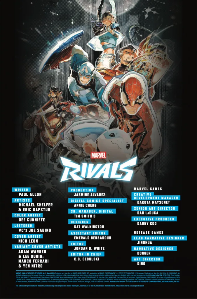 Marvel Rivals The Cities of Heaven #1 page 2