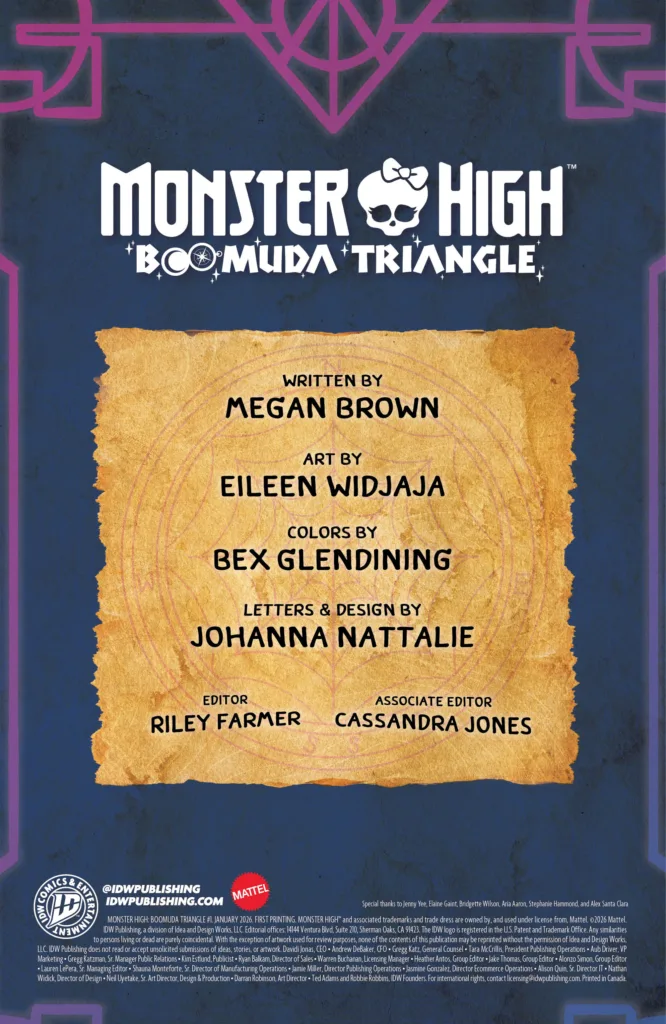 Monster High: Boomuda Triangle #1 cover