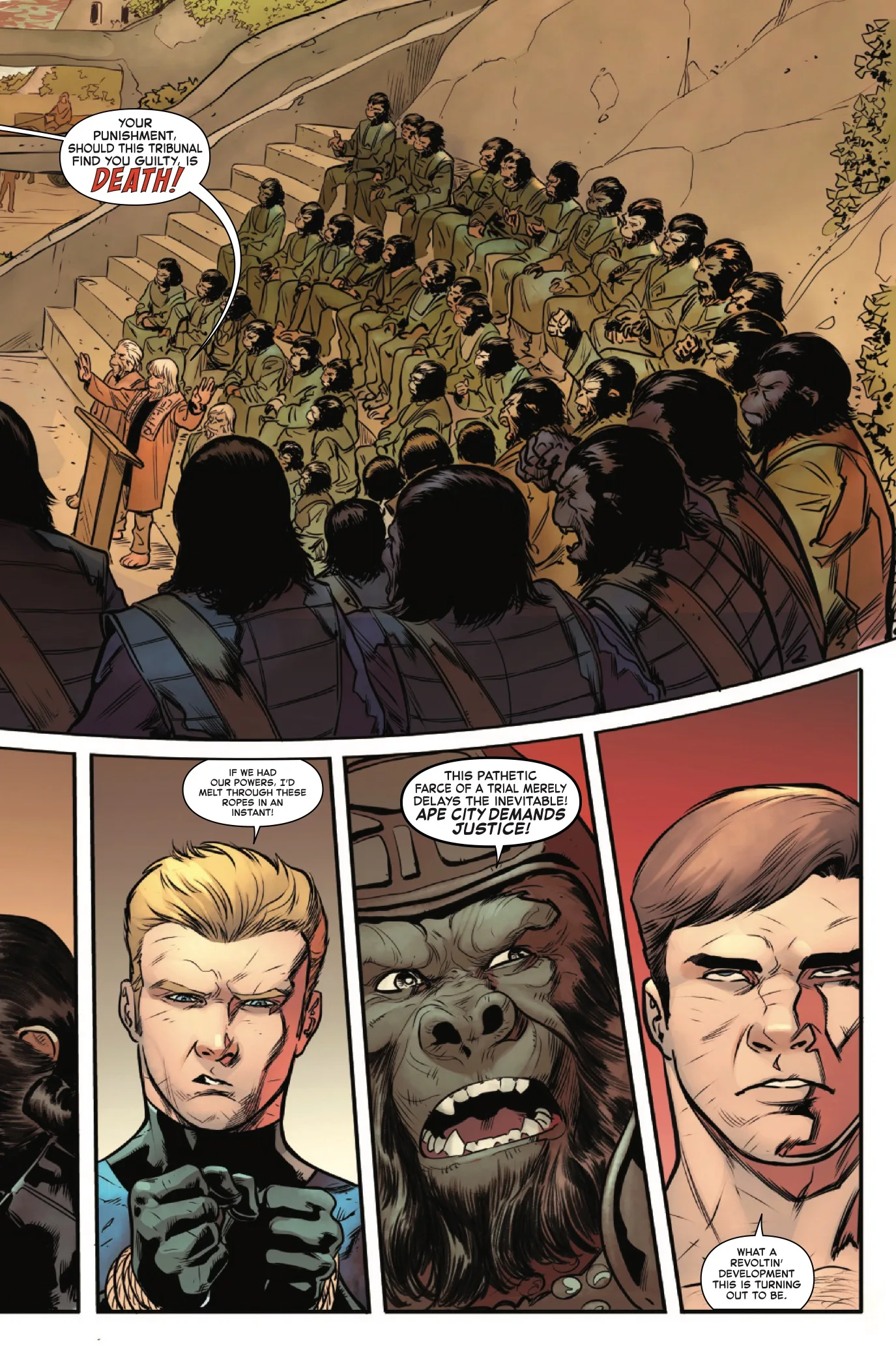 Planet of the Apes vs Fantastic Four #1 page 4