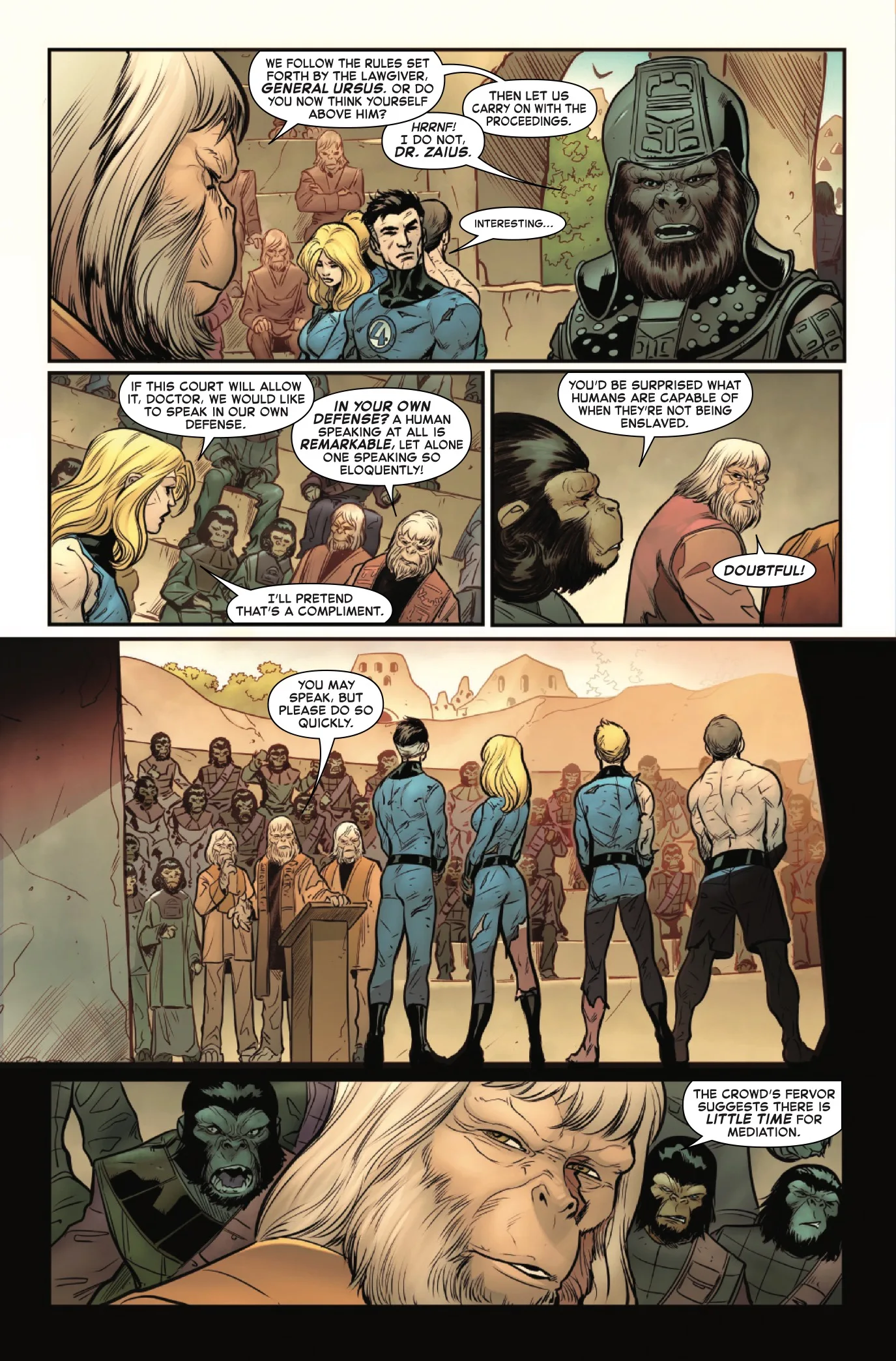 Planet of the Apes vs Fantastic Four #1 page 5