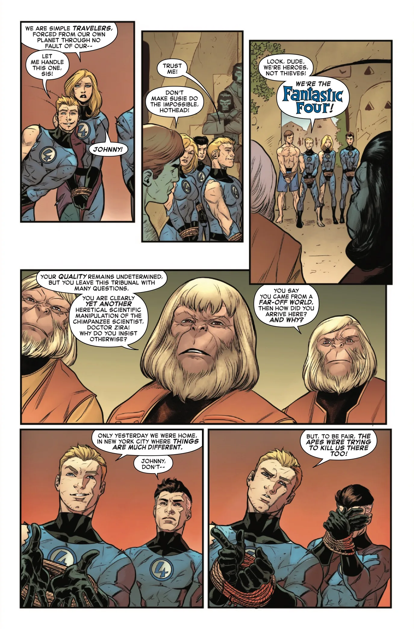 Planet of the Apes vs Fantastic Four #1 page 6