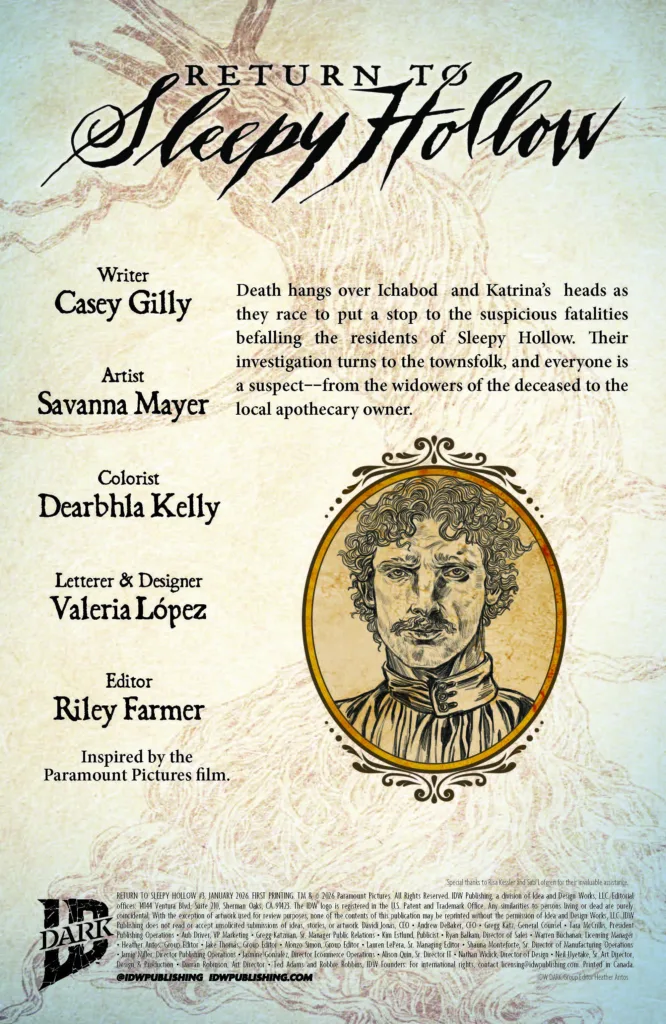 Return To Sleepy Hollow #3 page 2