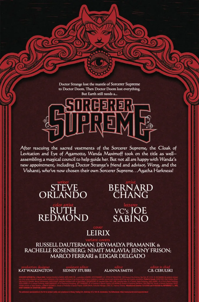 Sorcerer Supreme #2 page 2