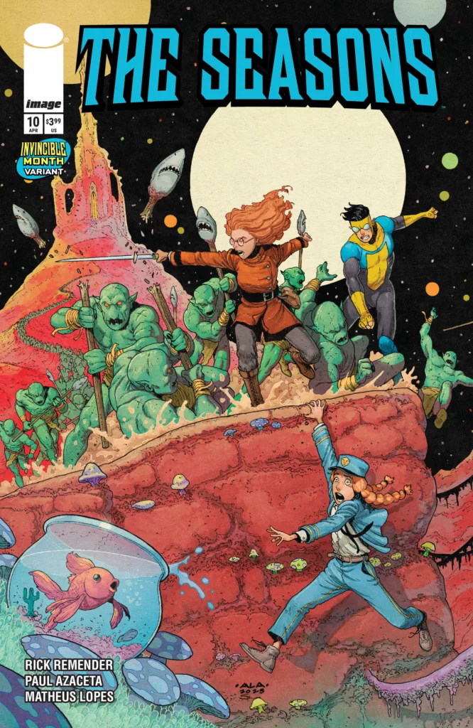 Invincible Team Up Covers