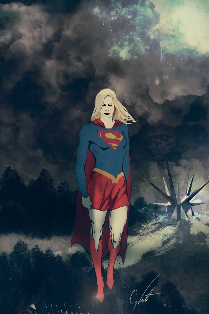 Supergirl: The World cover by Stevan Subic (Serbia)