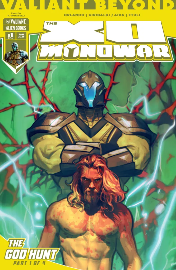 The X-O Manowar #5 - The God Hunt #1 cover