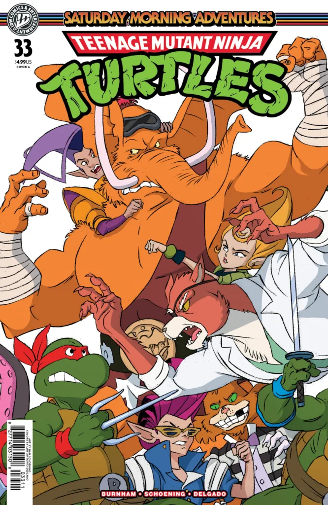 Teenage Mutant Ninja Turtles: Saturday Morning Adventures #33 cover
