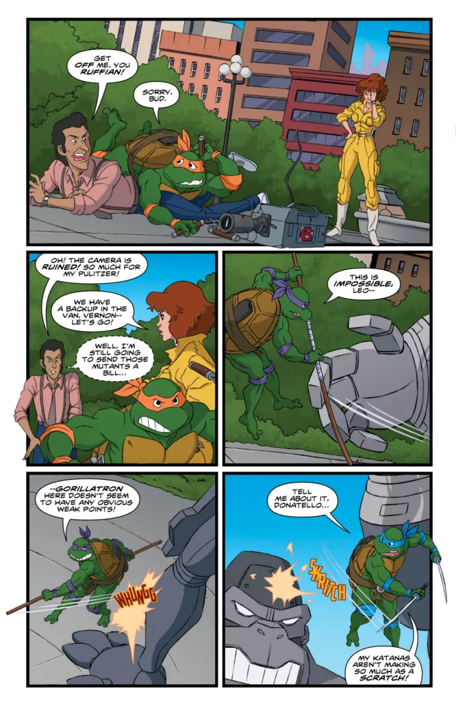 Teenage Mutant Ninja Turtles: Saturday Morning Adventures #33 page 2