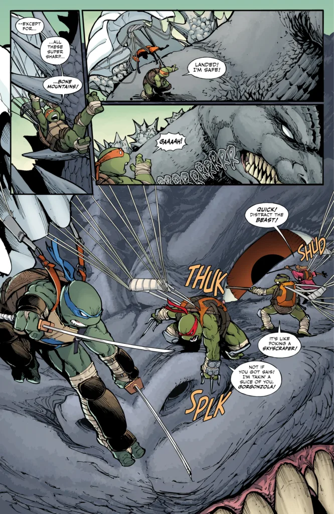 Teenage Mutant Ninja Turtles x Godzilla #3 page 6