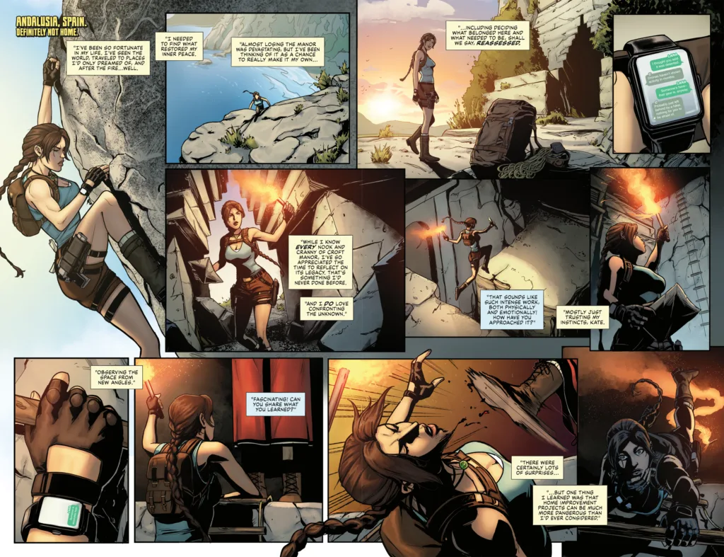 Tomb Raider: Sacred Artifacts #1 page 2-3