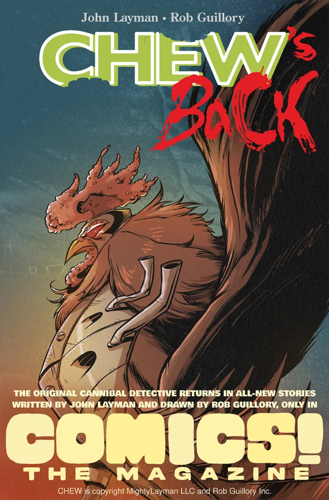Chew is back comics the magazine