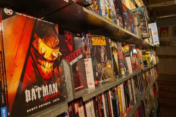 Comics Store, Berwick Street, London; Credit: Celsoazevedo