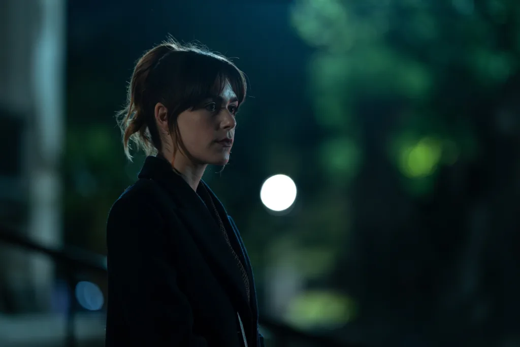 Kiernan Shipka on Industry season 4 episode 1