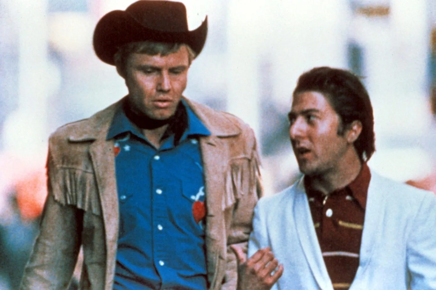 Jon Voight and Dustin Hoffman in Midnight Cowboy