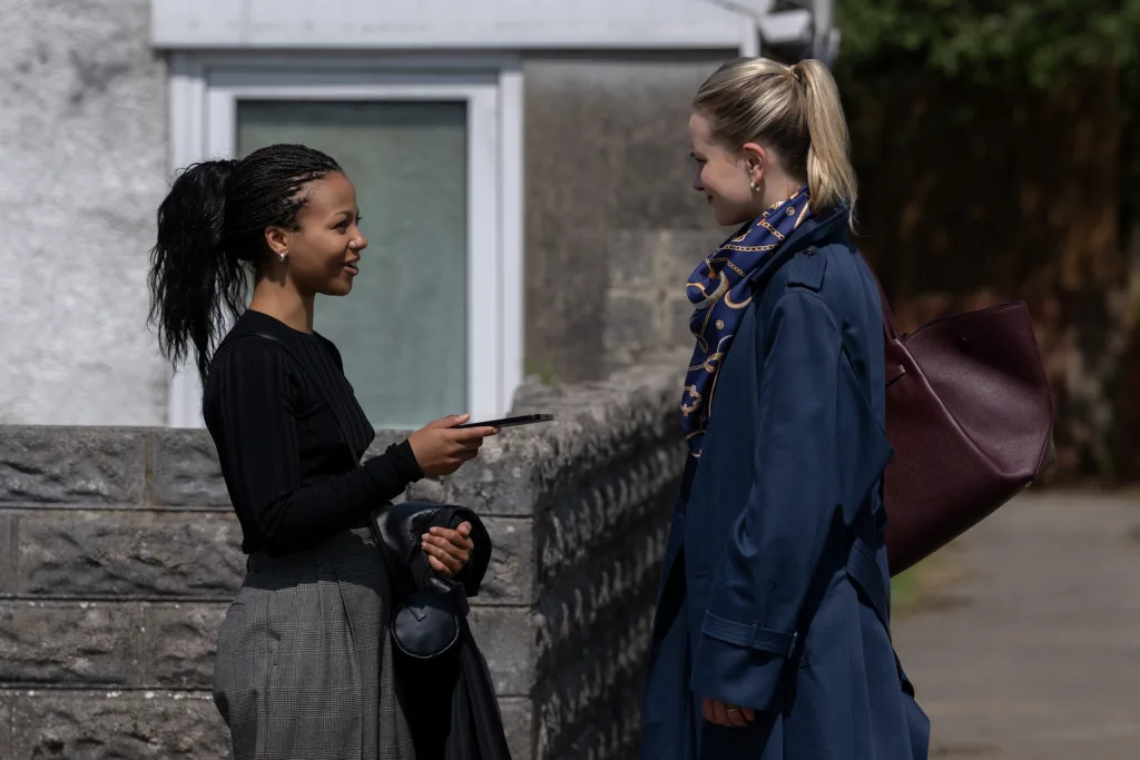 Myha'la and Miriam Petche on Industry Season 4 Episode 3