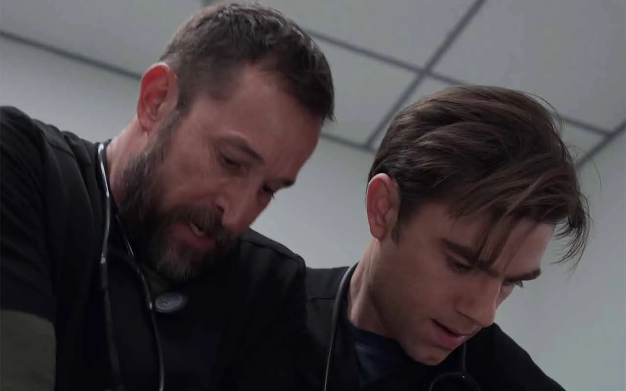 Dr Robby and Dr Langdon on the Pitt season 2