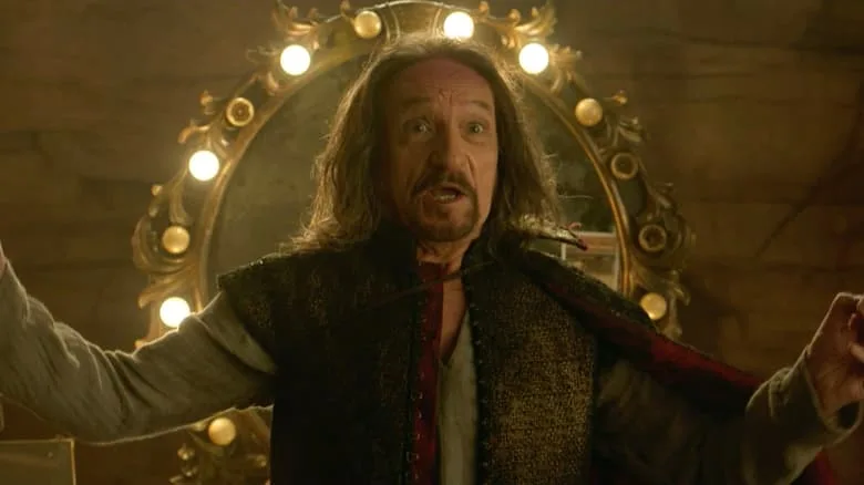 Trevor Slattery played by Ben Kingsley in Shang-Chi and the Legend of the Ten Rings