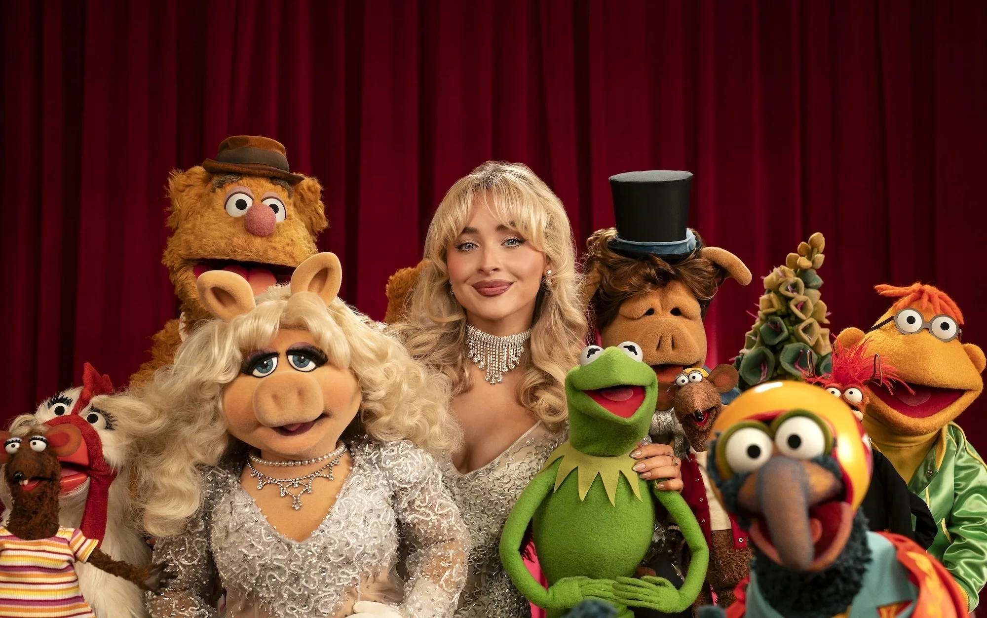THE MUPPET SHOW - Disney’s “The Muppet Show” stars Sabrina Carpenter and the original Muppet cast. (Disney/Mitch Haaseth)