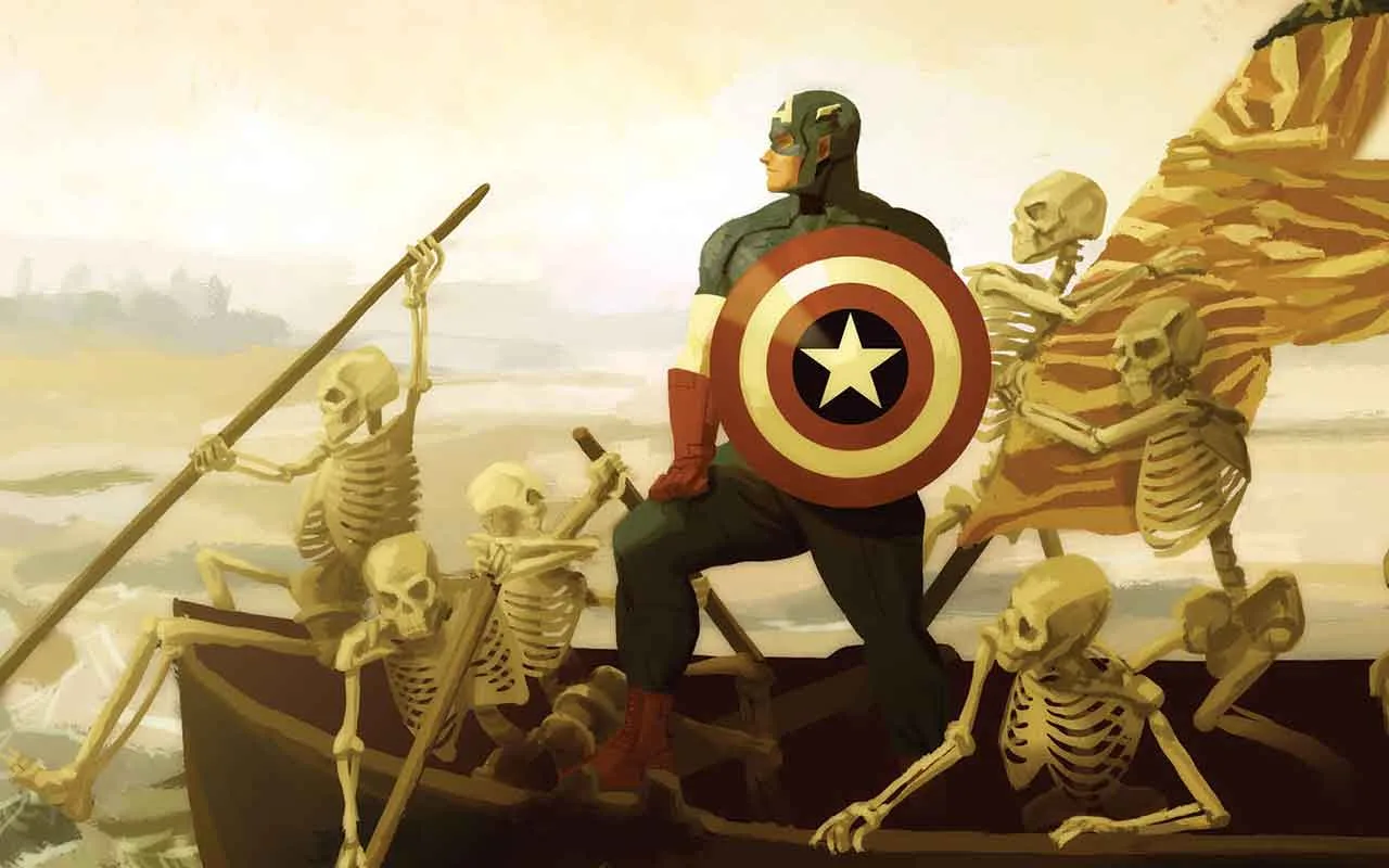 CAPTAIN AMERICA #11 cover crop